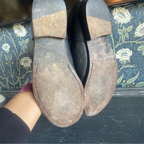 FRYE Melissa Button Back Black Leather Riding Boots - Picture 11 of 11